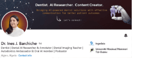 Dr. Ines J. Barchiche — LinkedIn profile transformed by Medica Ink